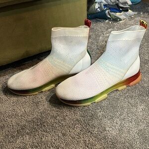 Michael Kors Kendra stretch knit mesh sock sneakers LGBTQ supportive